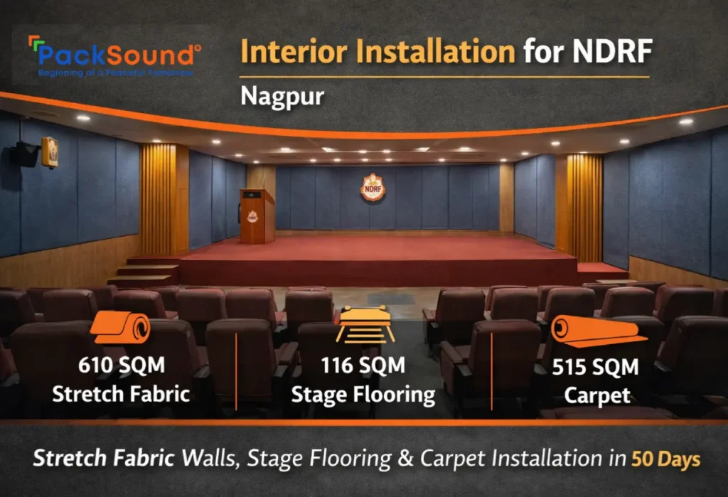 PackSound Completes NDRF Interior Installation Project in Nagpur