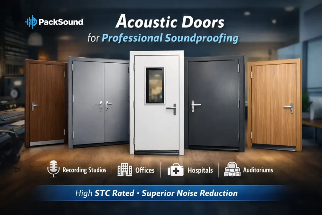 PackSound Acoustic Doors for Professional Soundproofing | Packsound- Ecotone Acoustic Limited PackSound Acoustic Doors for Professional Soundproofing