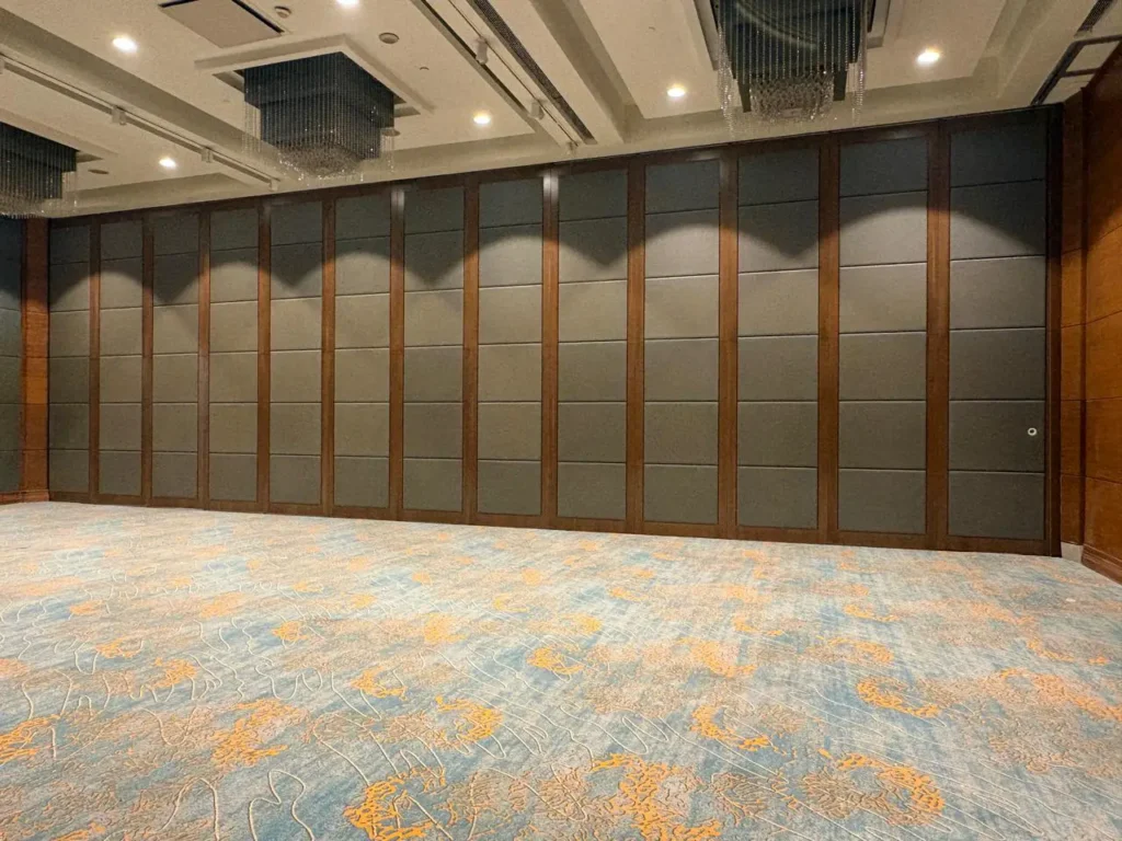 PackSound Sliding Folding Partition Project at Crowne Plaza Gurgaon 1 | Packsound- Ecotone Acoustic Limited PackSound Sliding Folding Partition Project at Crowne Plaza Gurgaon