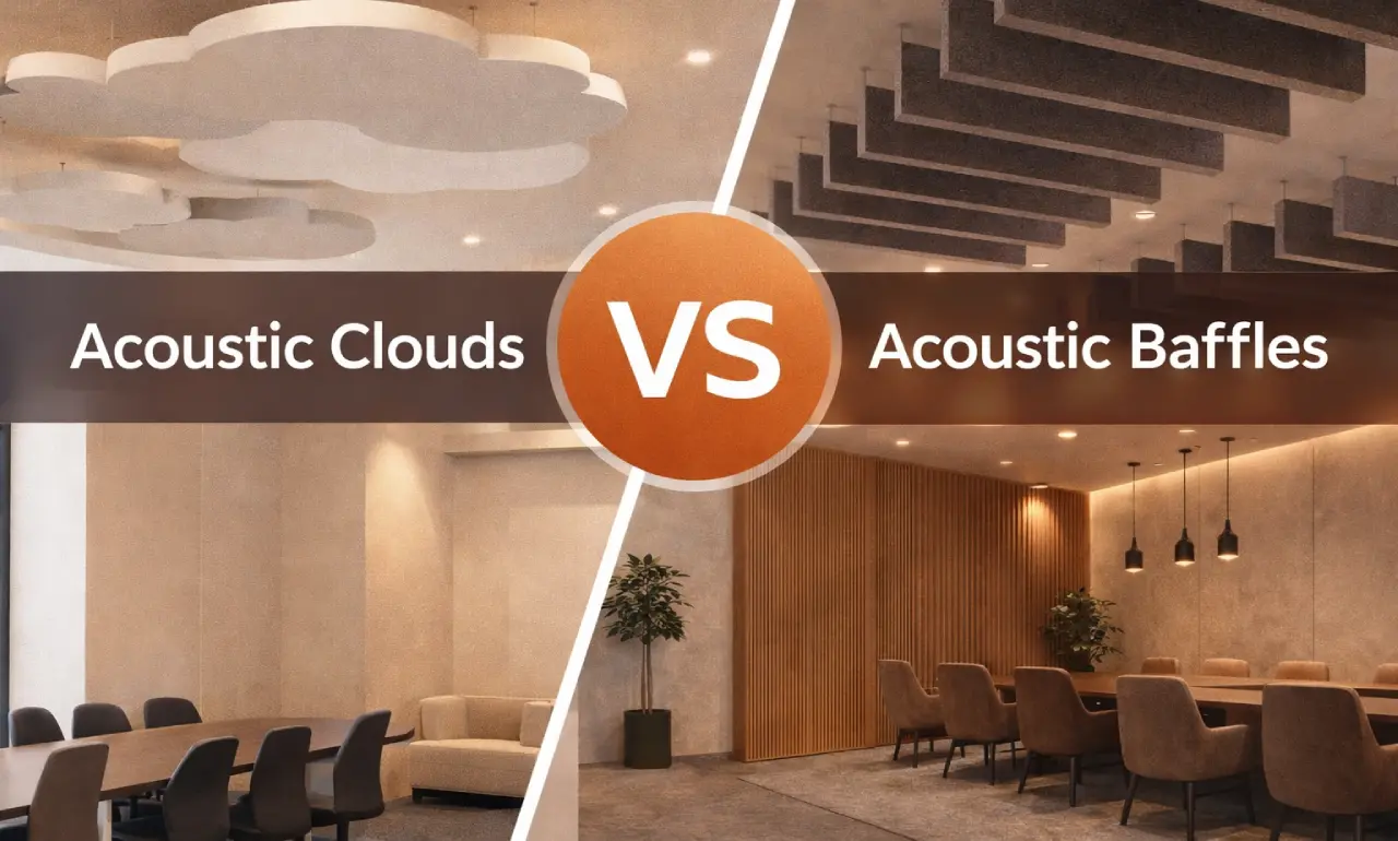 Acoustic Clouds vs Acoustic Baffles
