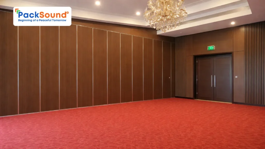 Sliding folding partition