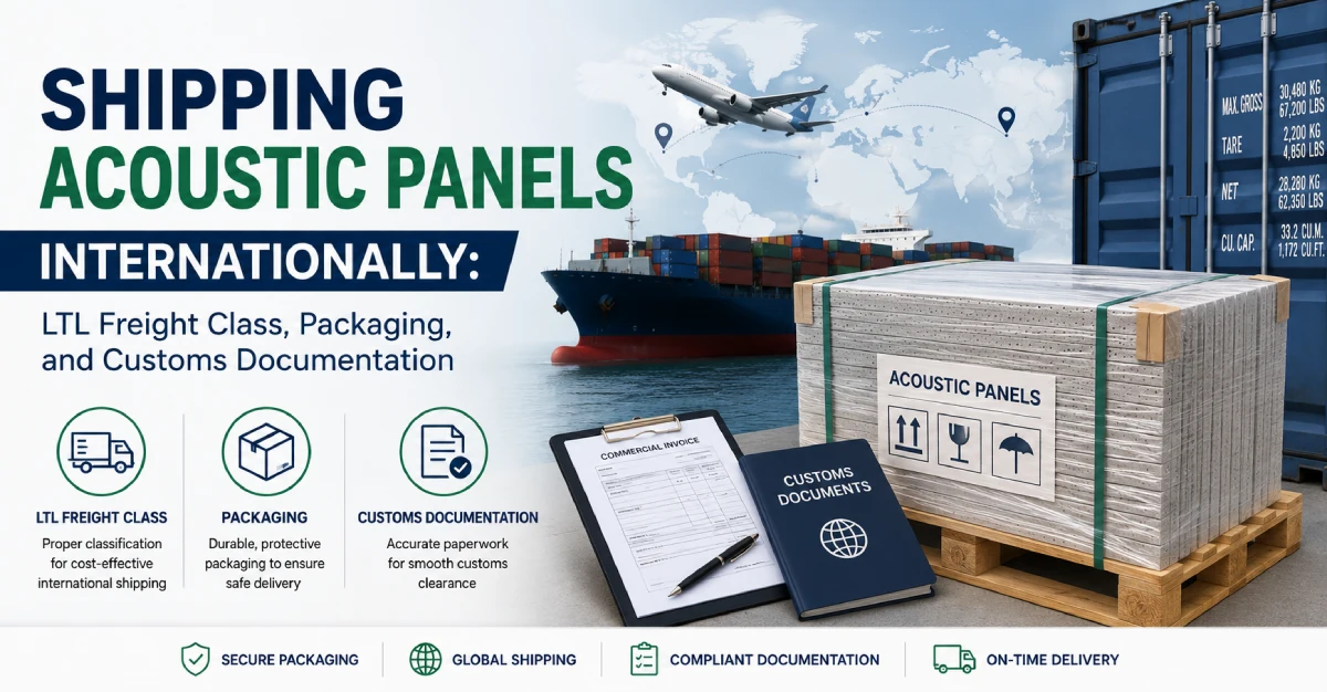 Shipping Acoustic Panels Internationally