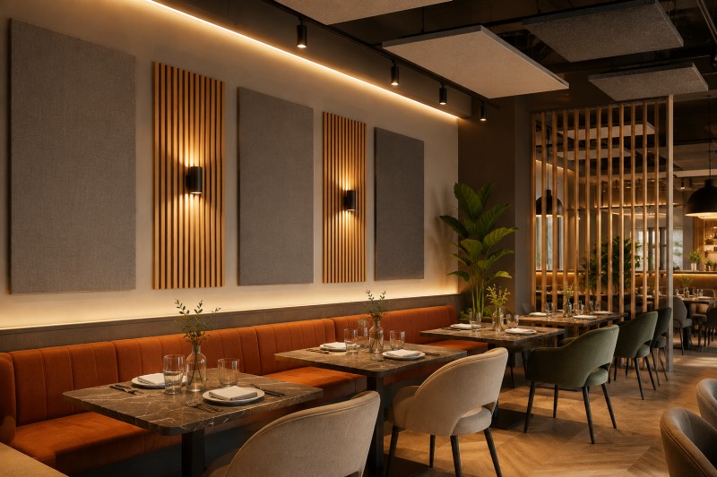 Sound Absorbing Panels for Restaurants