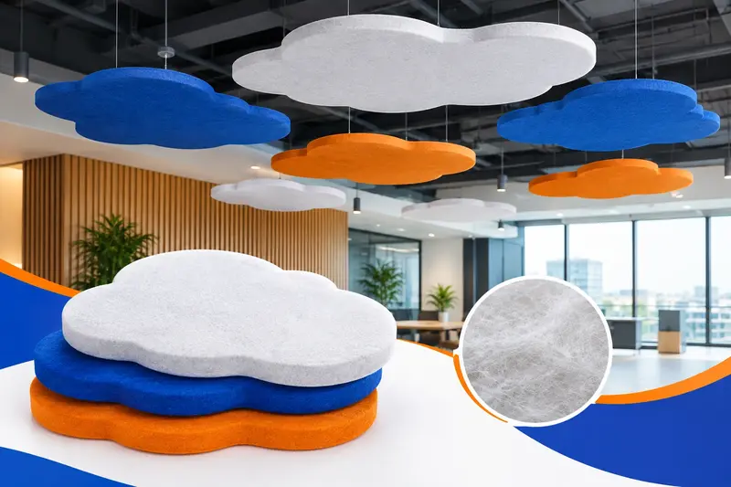 Polyester Fiber Clouds - PET Fiber Clouds for Sound Absorption 1 Polyester Fiber Clouds, PET Fiber Clouds, ceiling clouds, ceiling acoustic clouds, acoustic ceiling clouds, acoustic ceiling panels, ceiling acoustic panels, polyester fiber acoustic panel, polyester fiber acoustic panels, polyester acoustic panel, polyester fiber ceiling panel, acoustic ceiling clouds India, acoustic clouds India, ceiling clouds acoustic panels, acoustic cloud panels, acoustic cloud ceiling, suspended acoustic panels, hanging acoustic panels, suspended ceiling acoustic panels, hanging acoustic clouds, sound absorbing ceiling panels, sound absorption ceiling panels, sound absorbing clouds, acoustic ceiling treatment, ceiling sound absorption panels, acoustic panels for ceiling, acoustic panels ceiling, decorative acoustic ceiling panels, decorative ceiling clouds, polyester fiber acoustic ceiling, PET acoustic ceiling panels, PET fiber acoustic panels, polyester fiber acoustic panels India, acoustic ceiling panels India, ceiling acoustic treatment India, light apricot acoustic panel, apricot acoustic panel, light apricot ceiling panel, colored acoustic ceiling panels, acoustic clouds for office, acoustic clouds for auditorium, acoustic clouds for commercial spaces, ceiling soundproof panels, acoustic sound panels ceiling