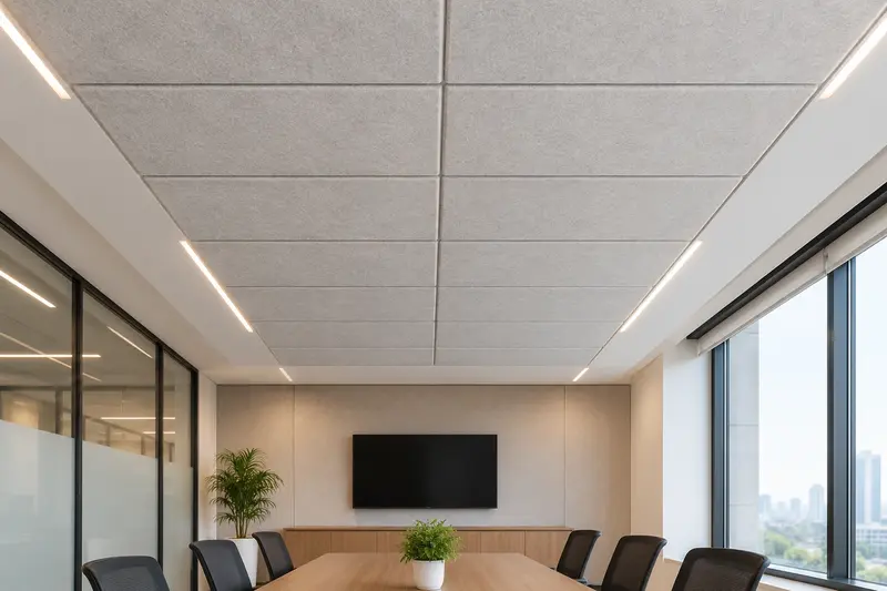 Soft Fiber Acoustic Ceiling Tile for Auditoriums